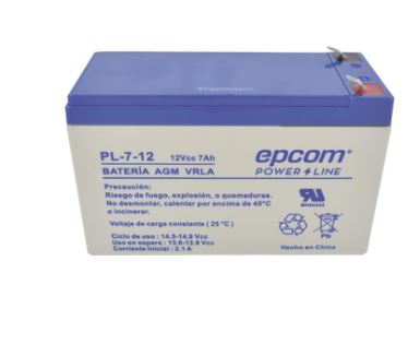 BATERIA DE RESPALDO DE 12V A 7AH