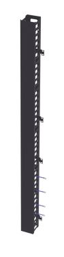KIT ORGANIZADOR VERTICAL DE CABLE SENCILLO P/RACK ABIERTO