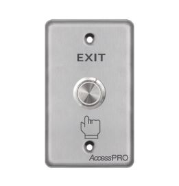 BOTON DE SALIDA DE CABEZA PLANA PARA EXTERIOR PUSH