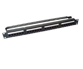 PATCH PANEL 24 PUERTOS CATEGORIA 6 PARA RACK