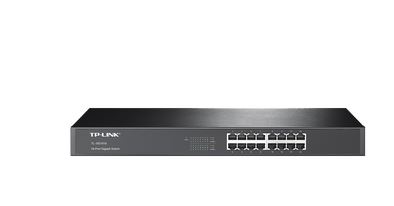 SWITCH DE 16 PUERTOS NO POE GIGABIT NO ADMINISTRABLE