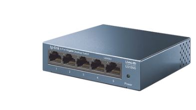 SWITCH DE 5 PUERTOS NO POE GIGABIT NO ADMINISTRABLE