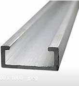 PERFIL STANDAR DE ALUMINIO 1 MT          