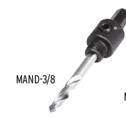 MANDRIL P/BROCASIERRA BIMETALICA 3/8                  
