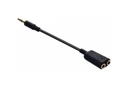 ADAPTADOR “Y” DE PLUG 3.5MM A 2 JACKS DE 3.5MM 