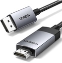 CABLE UNIDIRECCIONAL DISPLAY PORT A HDMI DE 1 METRO 