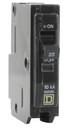 INTERRUPTOR TERMOMAGNETICO 1 POLO 20A ENCHUFABLE NEGRO