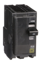INTERRUPTOR TERMOMAGNETICO 2 POLOS 20A ENCHUFABLE NEGRO