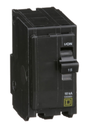 INTERRUPTOR TERMOMAGNETICO 2 POLOS 15A ENCHUFABLE NEGRO