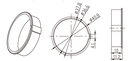 CORONA DE 40MM PARA MOTOR AM35