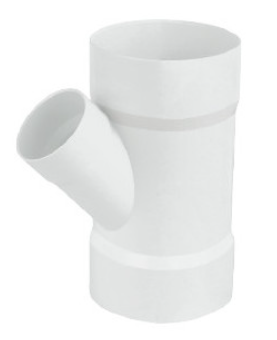 YEE SENCILLA DE PVC SANITARIO DE 6.3" 