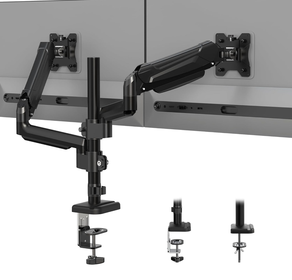 SOPORTE PARA DOBLE MONITOR DE 13 A 32 PULGADAS