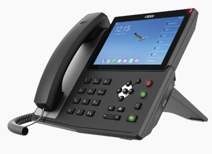 [EXTRA-02995] TELEFONO IP EMPRESARIAL POE CON PANTALLA TACTIL X7A NEGRO