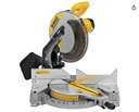 HERRAMIENTA SIERRA DE INGLETE CORTADORA 12" DEWALT DWS715 AMARILLO/NEGRO