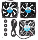 VENTILADOR SILENCIOSO PARA MONTAJE EN RACK DE 80MM