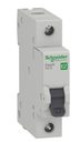 INTERRUPTOR TERMOMAGNETICO RIEL DIN 1 POLO 40A BLANCO