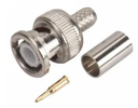 CONECTOR MACHO TIPO BNC DE APRETAR PARA COAXIAL 