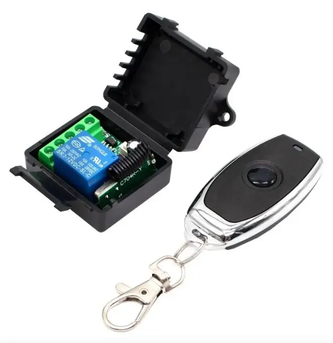 RECEPTOR CON 1 RELEVADOR Y CONTROL REMOTO