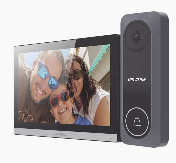 KIT DE VIDEOPORTERO HIBRIDO CON MONITOR TOUCH Y FRENTE DE CALLE DE EXTERIOR