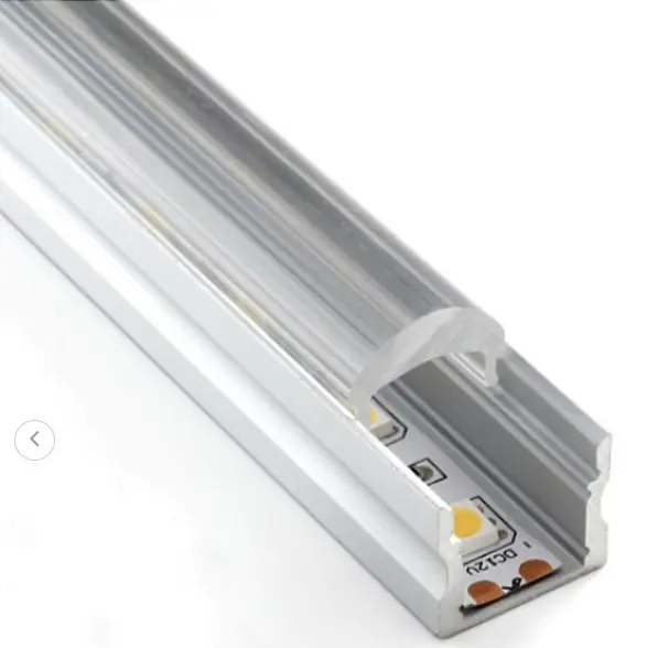 PERFIL PARA TIRA LED DE SOBREPONER 2 METROS GRIS