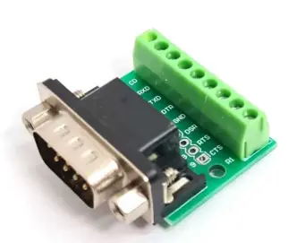CONECTOR ANALOGICO DE 9 CLAVIJAS D-SUB D89 RS232 MACHO / HEMBRA