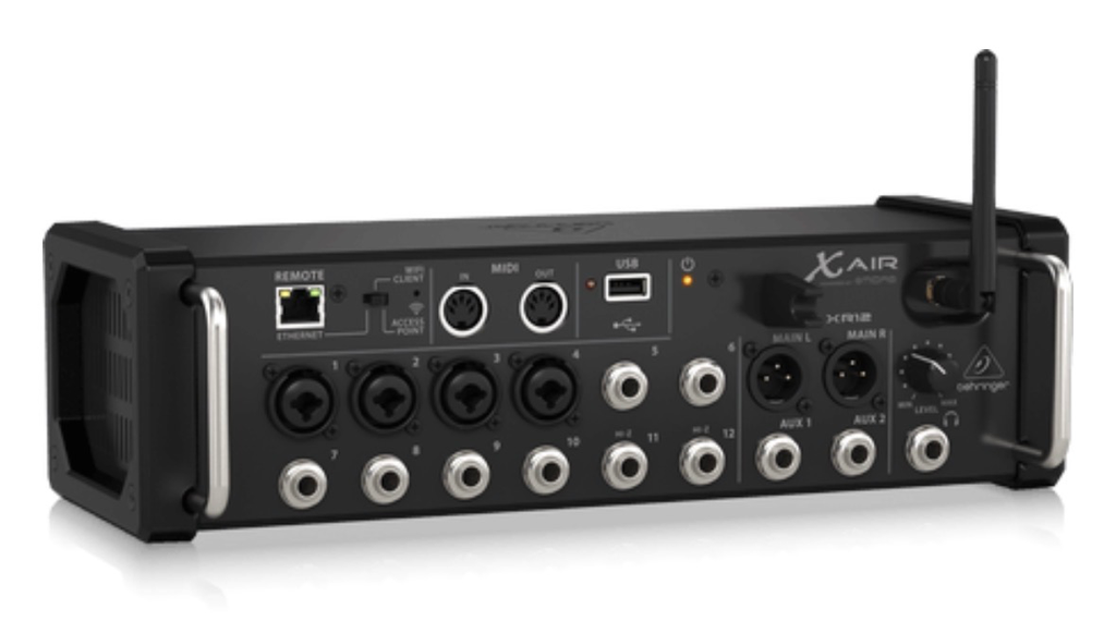 MIXER O MEZCLADORA DE AUDIO DIGITAL DE 12 CANALES CON 4 SALIDAS