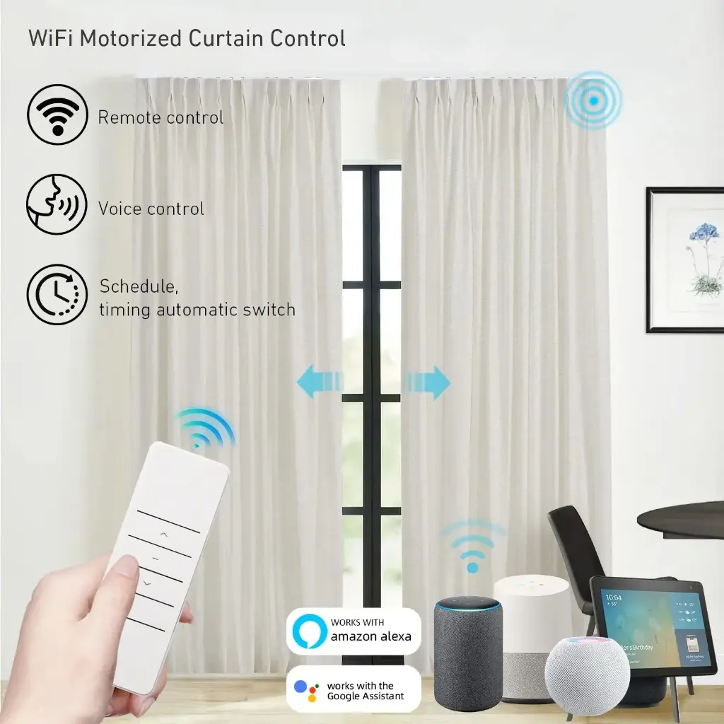 KIT DE CORTINERO PARA CORTINA ONDA PERFECTA O ONDULADA DE 6 METROS